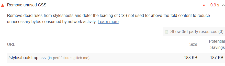 Remove Unused CSS Task