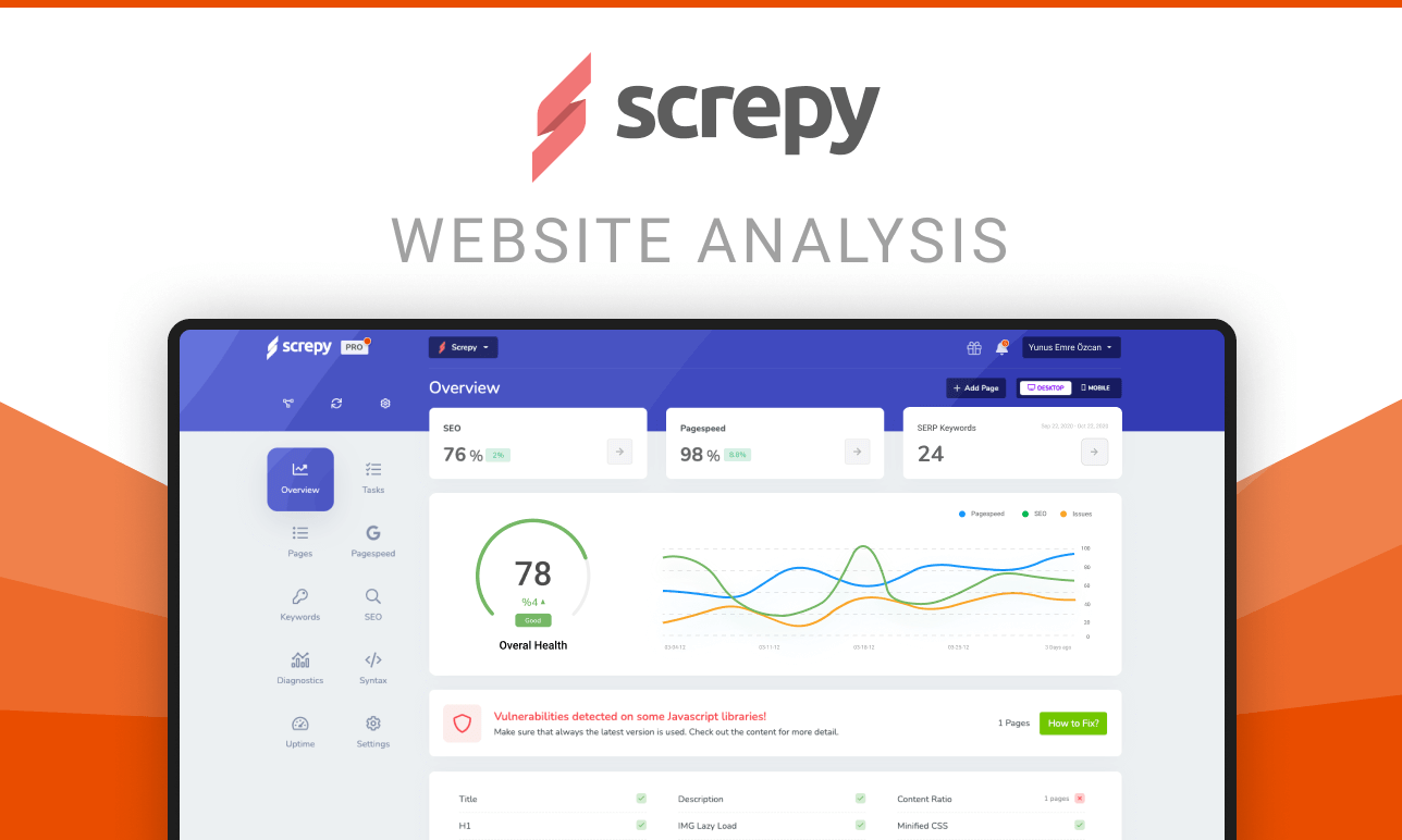 Screpy - AI-Based SEO & Web Analysis Tool