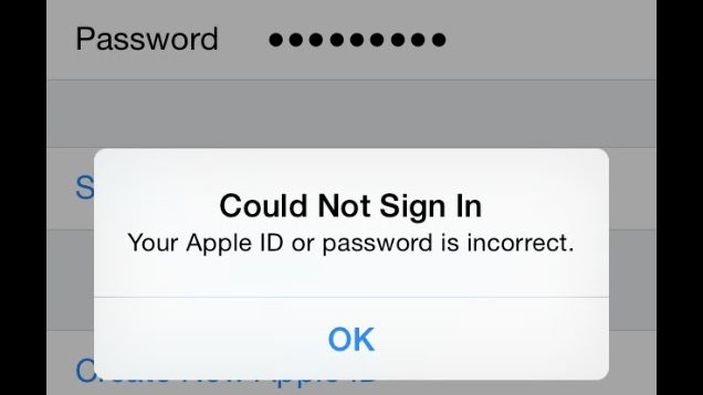 Apple Wrong Password Warning Design - UX Best Practices