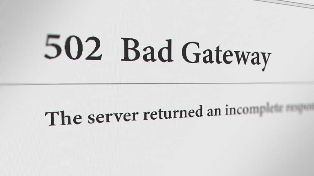 502 Error: Bad Gateway - How To Fix 502 Error Code?